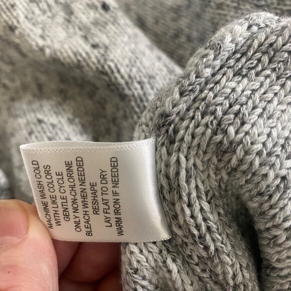 Outpost Makers Ribbed Knit Sweater Mens L Gray 1/4 Career Zip NWT - Picture 7 of 12